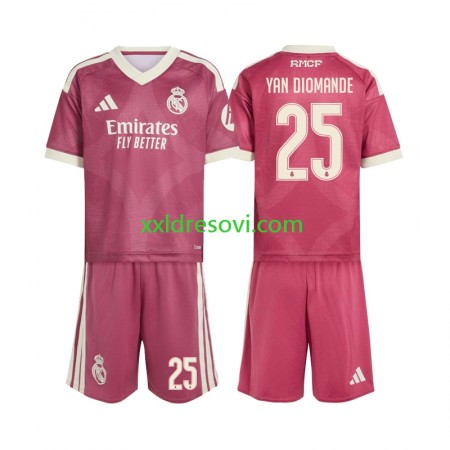 Real Madrid Yan Diomande 25 Treći Dječji Nogometni Dres 2026-2027 Real Madrid Yan Diomande 25 Treći Dječji Nogometni Dres 2026-2027